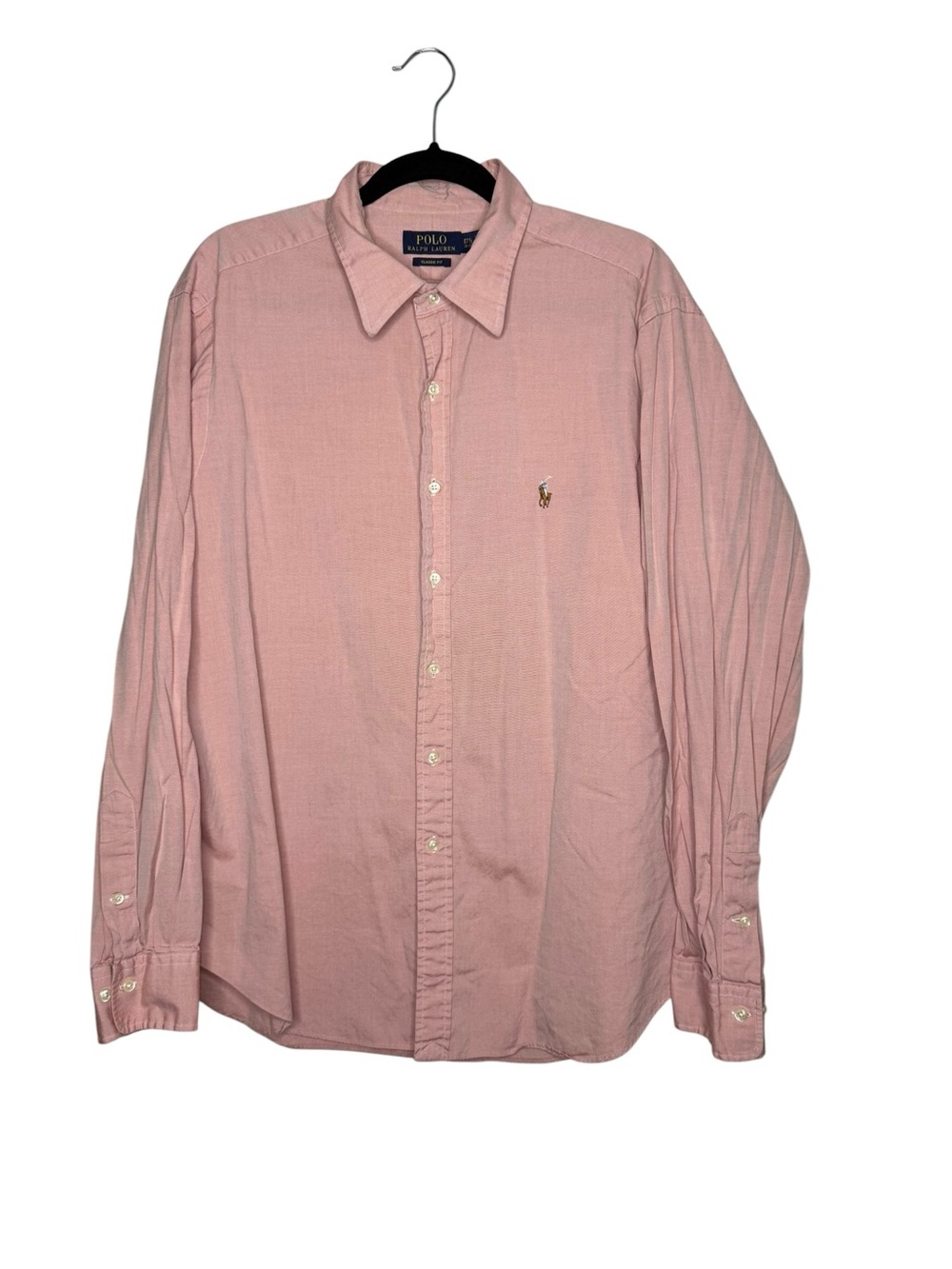 Polo Ralph Lauren Oxford Button Down Classic Fit Shirt Light Pink 17.5 36-37